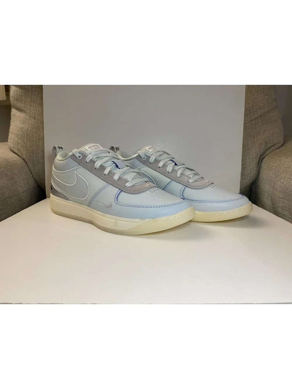 Nike Book 1 IH0889-001 Mens Sneaker 11 Moss Point Gray Leather Basketball Shoes